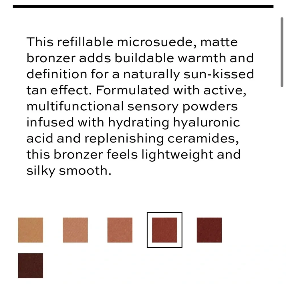 MAKE Skin Mimetic Microsuede bronzer in the shade Equinox